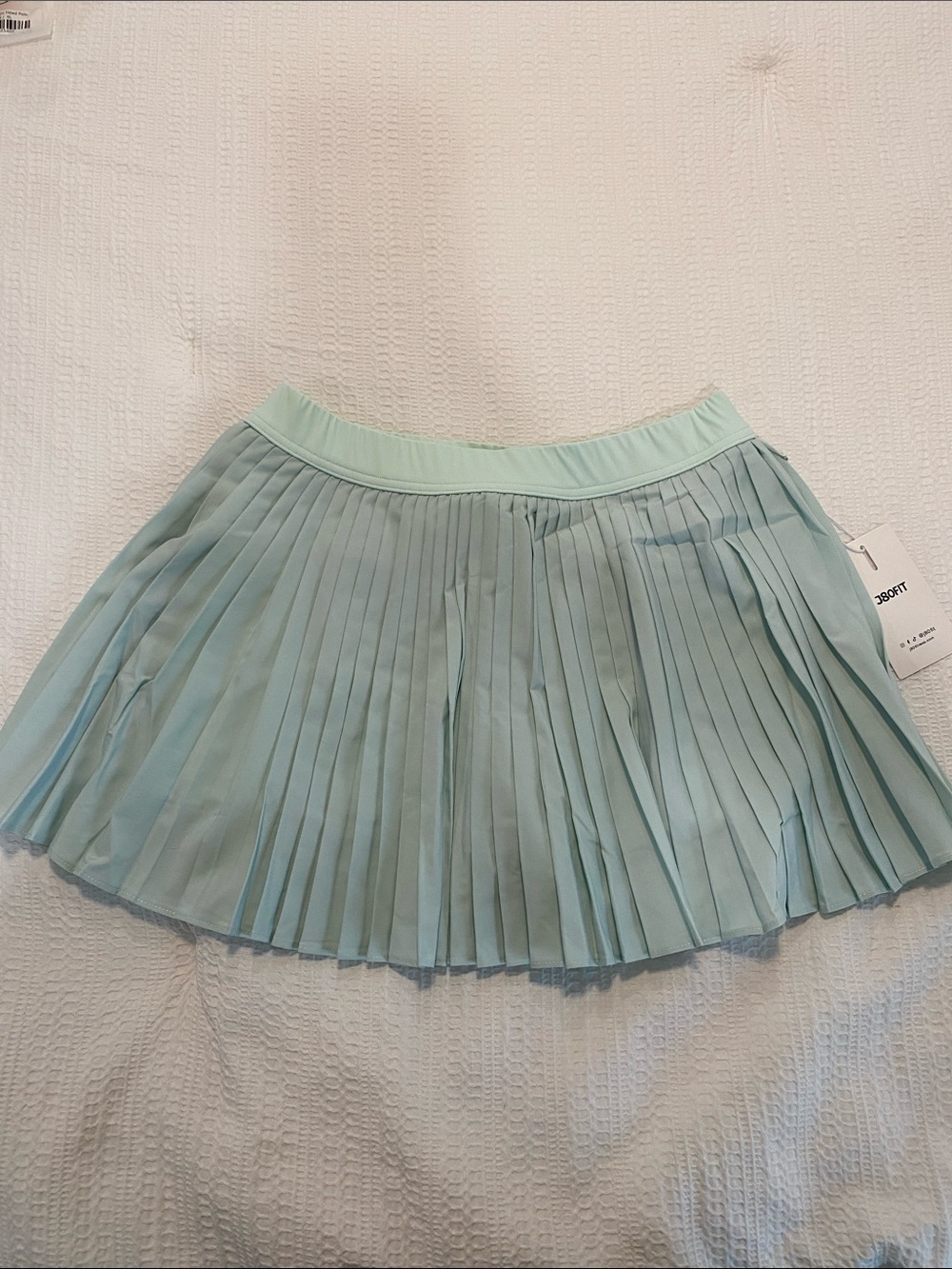 J80 Fit Pleaded Flow Skirt- Mint Green - Size Large
